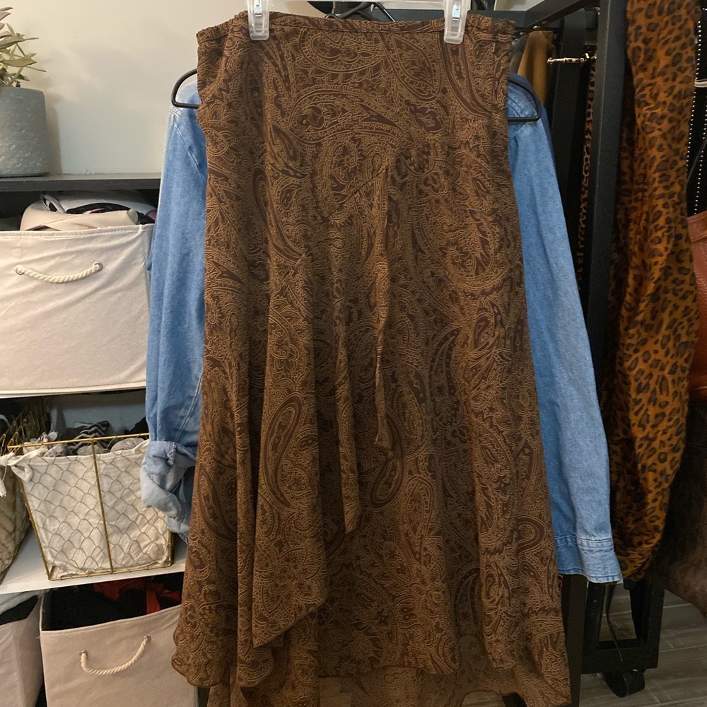 Paisley Midi Skirt